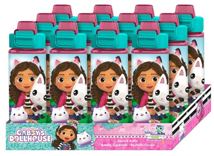 fľaša na pitie pre deti gabbys dollhouse